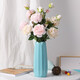 Liang Sheng, artificial peony, fake flowers, home living room decoration, dried flowers, table decoration, rose bouquet, wedding vase, flower arrangement, ceramic vase, floral set, Western peonies: 5 off-white Liang Sheng, artificial peony, fake flowers, home living room decoration, dried flowers, table decoration, rose bouquet, wedding vase, flower arrangement, ceramic vase, floral set, Western peonies: 5 off-white
