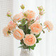 Liang Sheng, artificial peony, fake flowers, home living room decoration, dried flowers, table decoration, rose bouquet, wedding vase, flower arrangement, ceramic vase, floral set, Western peonies: 5 off-white Liang Sheng, artificial peony, fake flowers, home living room decoration, dried flowers, table decoration, rose bouquet, wedding vase, flower arrangement, ceramic vase, floral set, Western peonies: 5 off-white