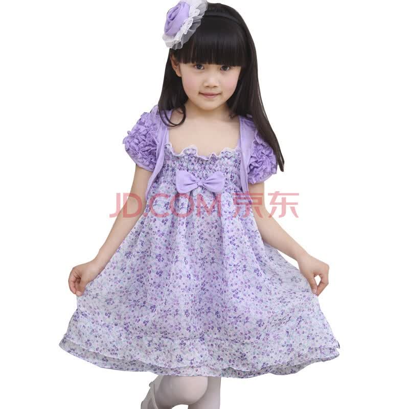 deesha<em>笛莎女童</em>夏装新款公主裙连衣裙套装20