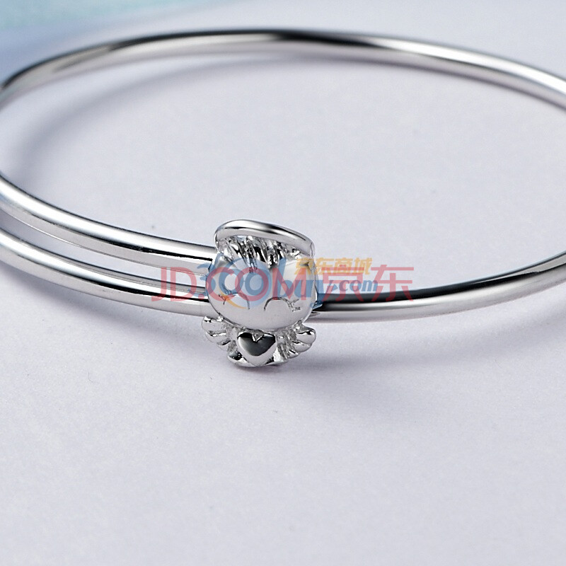 周大福+chowtaifook+福星宝宝系列银手镯