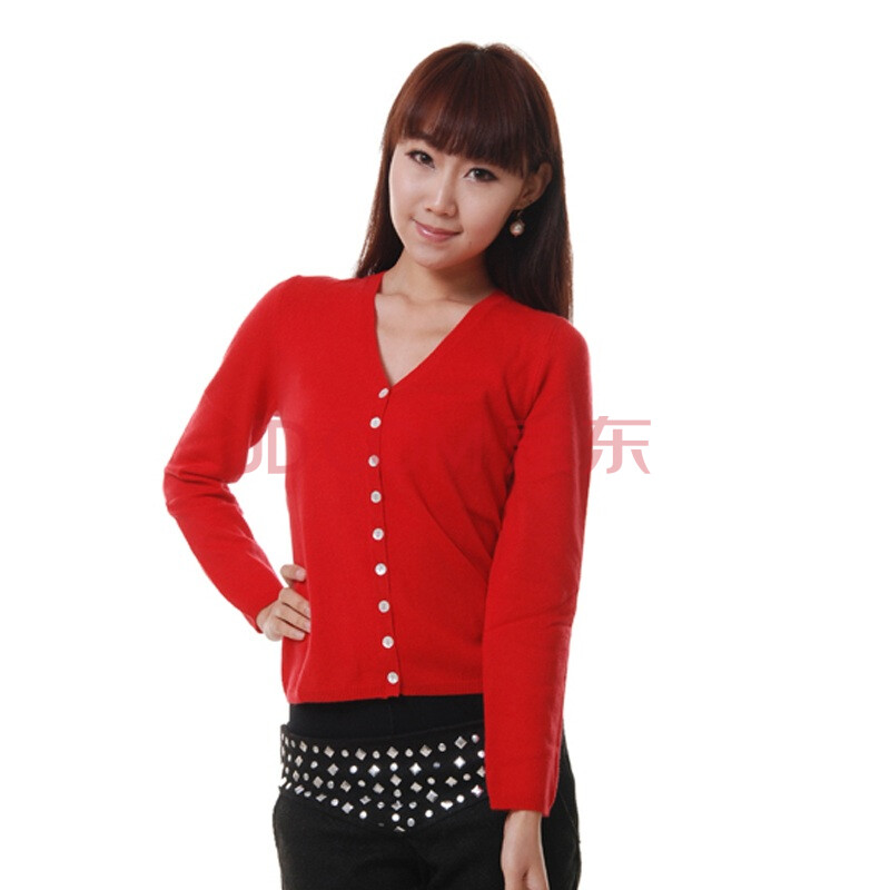 <em>纯羊绒</em>衫<em>开衫v领</em>哪种好 中长款<em>v领</em>羊绒<em>开衫</em>牌