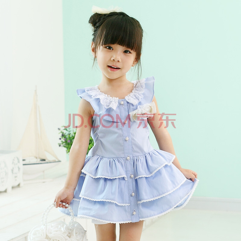 儿童连衣裙韩版无袖裙子
