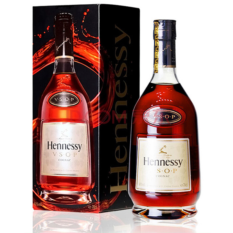 洋酒原装进口hennessy轩尼诗vsop干邑白兰地700ml