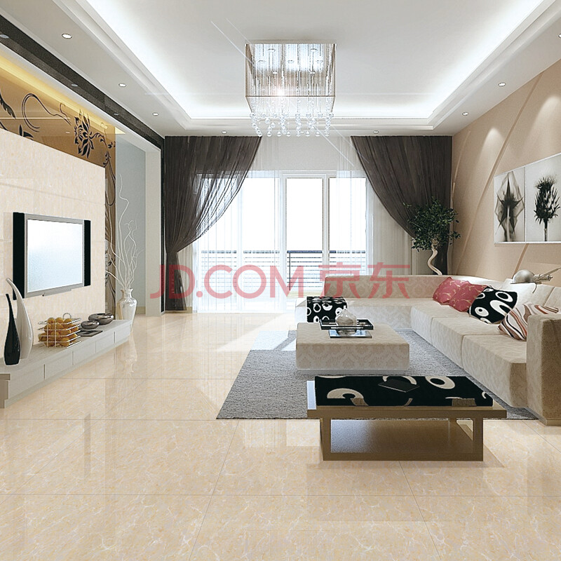 客厅的地砖应该用玻化砖,抛光砖,还是通体砖?