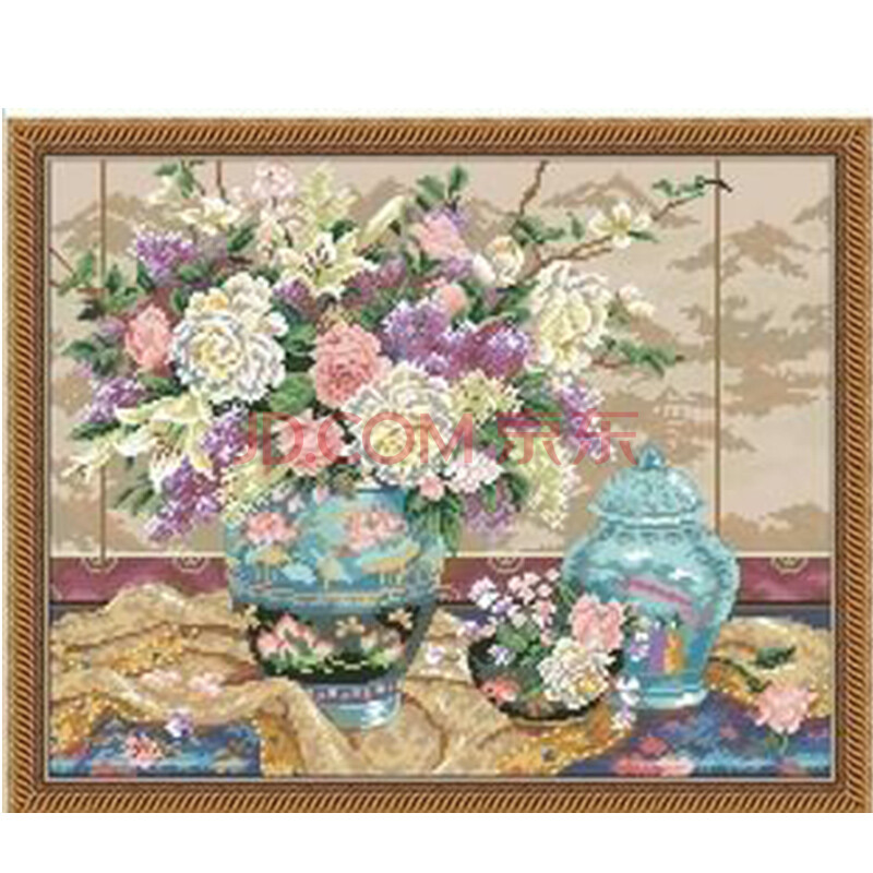 成品十字绣机绣 花草系列