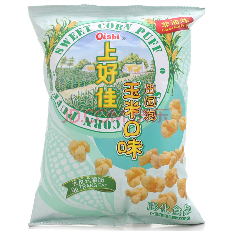    上好佳田园泡玉米口味40g