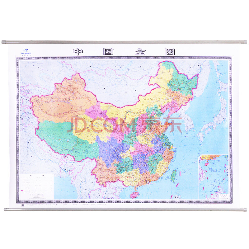 中国全图 fp005 宽2米 高1.5米 中国地图挂图