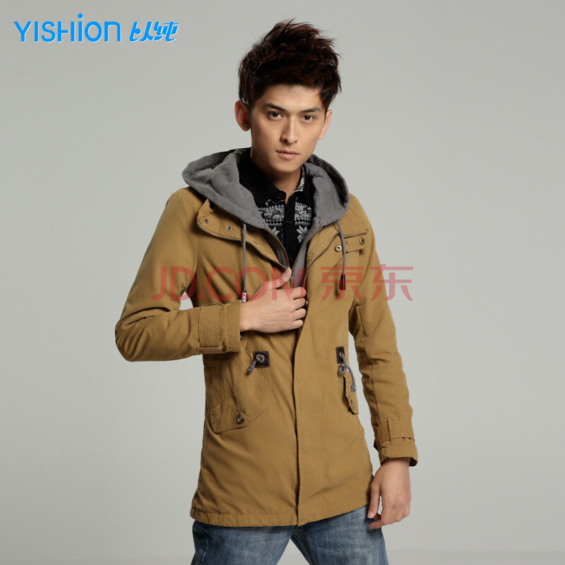 <em>以纯yishion</em>+<em>男装</em>中长假两件<em>夹层外套</em>