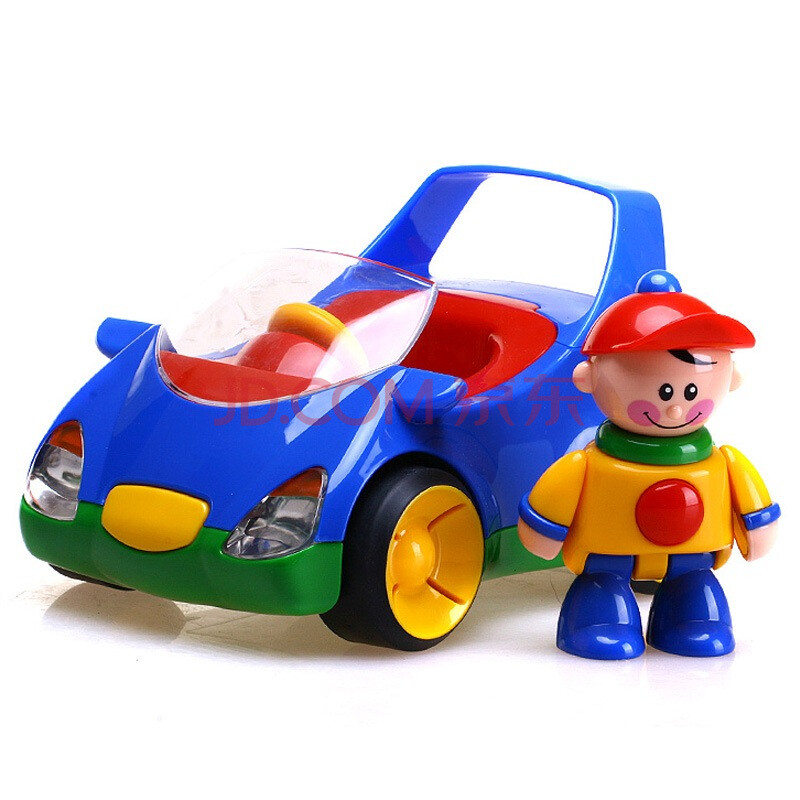 tolo 德国多乐玩具 帅男孩与发声电动跑车 t89588
