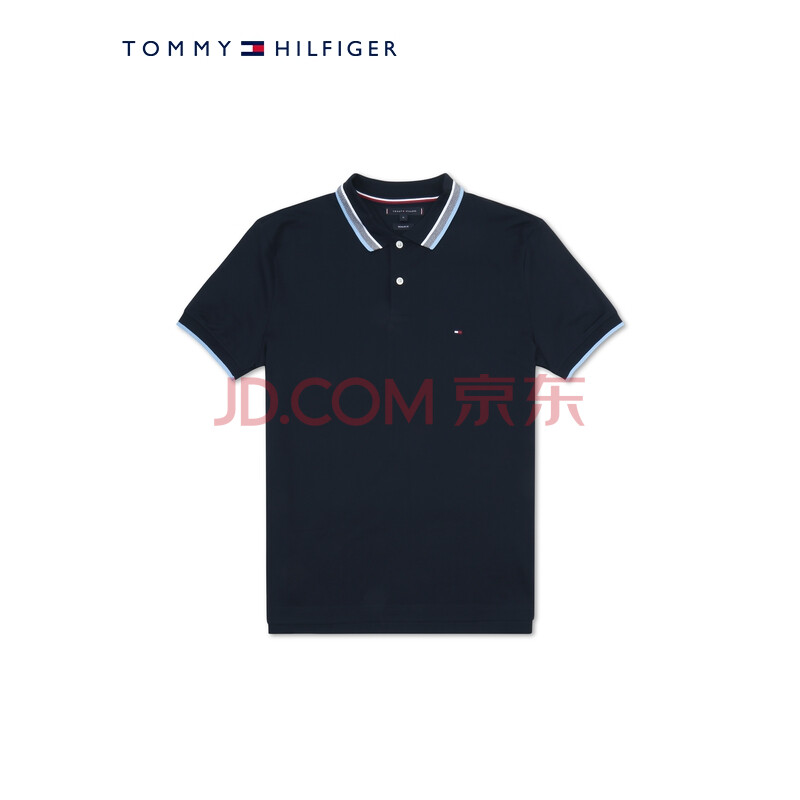 tommy hilfiger 男装2020春季休闲翻领短袖polo衫 mw0