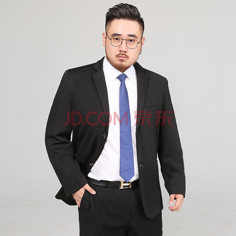 男生140斤胖图片,170cm140斤男生图片 胖子衬衫男士宽松特大码潮胖人肥佬长袖衬衣秋季加肥加大号纯色商务