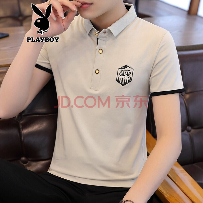 t恤男韩版翻领2020新款夏季上衣服男装polo短袖衫半截袖夏天半袖有领