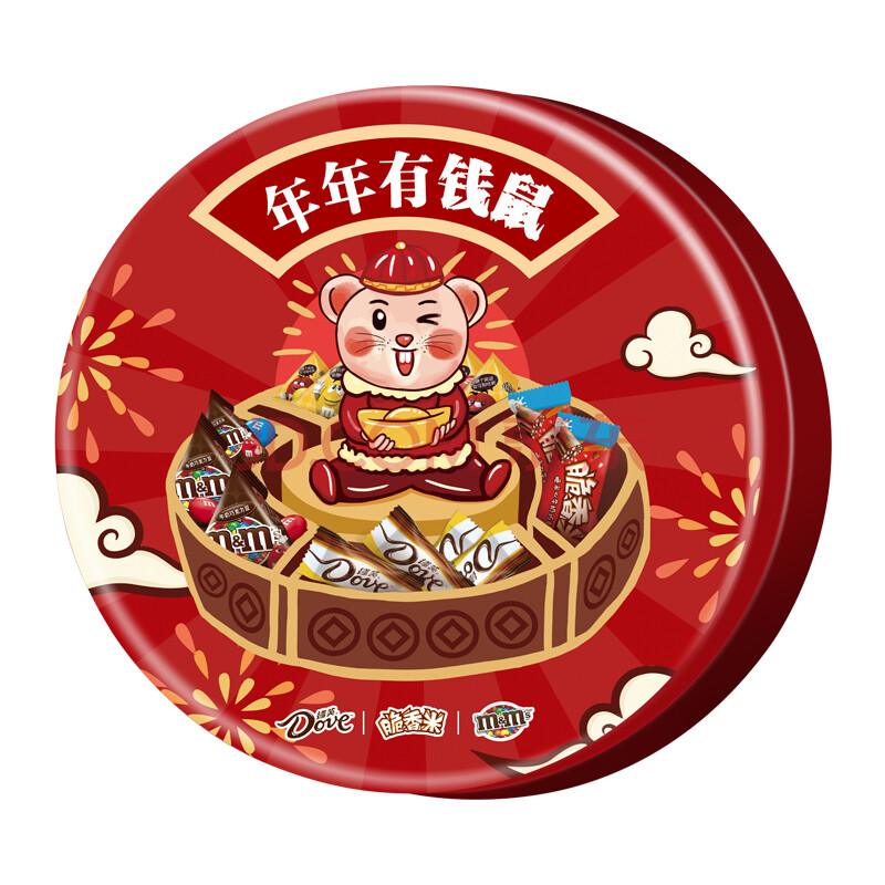 德芙 Dove 年年食品共1164g  119包U 爱吃可以看看-惠小助(52huixz.com)