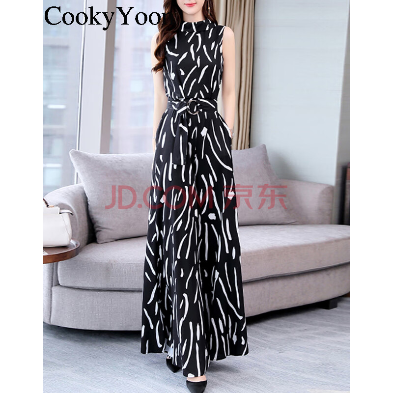 cookyyoon套装女休闲裤2020夏季新品时尚气质阔腿裤套