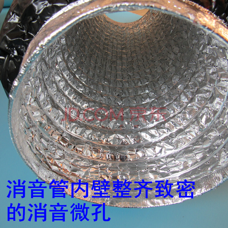 风机消音器柔性消音保温软管可伸缩消声器风机管道降噪软连接 直径350