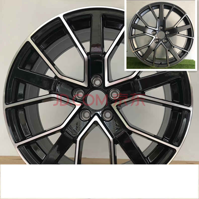 适用于奥迪改装锻造轮毂16/17/18/19/20/21寸a4la5/a6l/q3/q5a8 柠檬