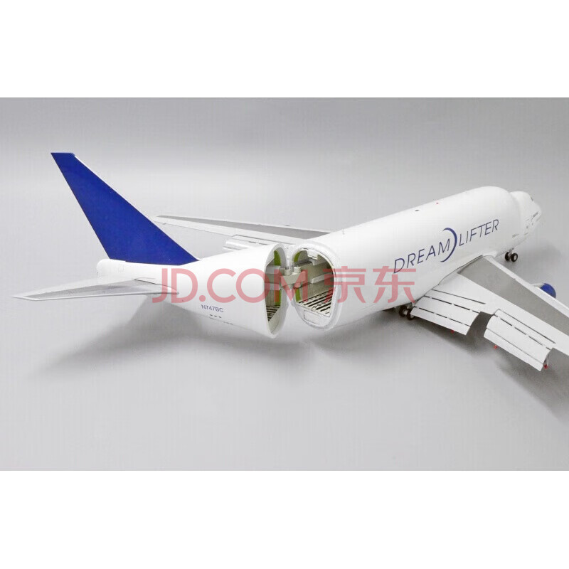 运输机jc wings boeing波音747lcf合金飞机模型客机成品一体机1:400