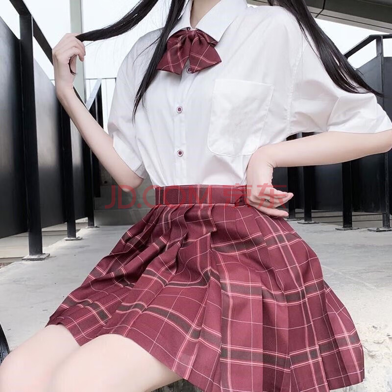 兔姬舍制服馆温柔一刀jk格裙百褶裙女学生夏季日系正统班服校服学院风