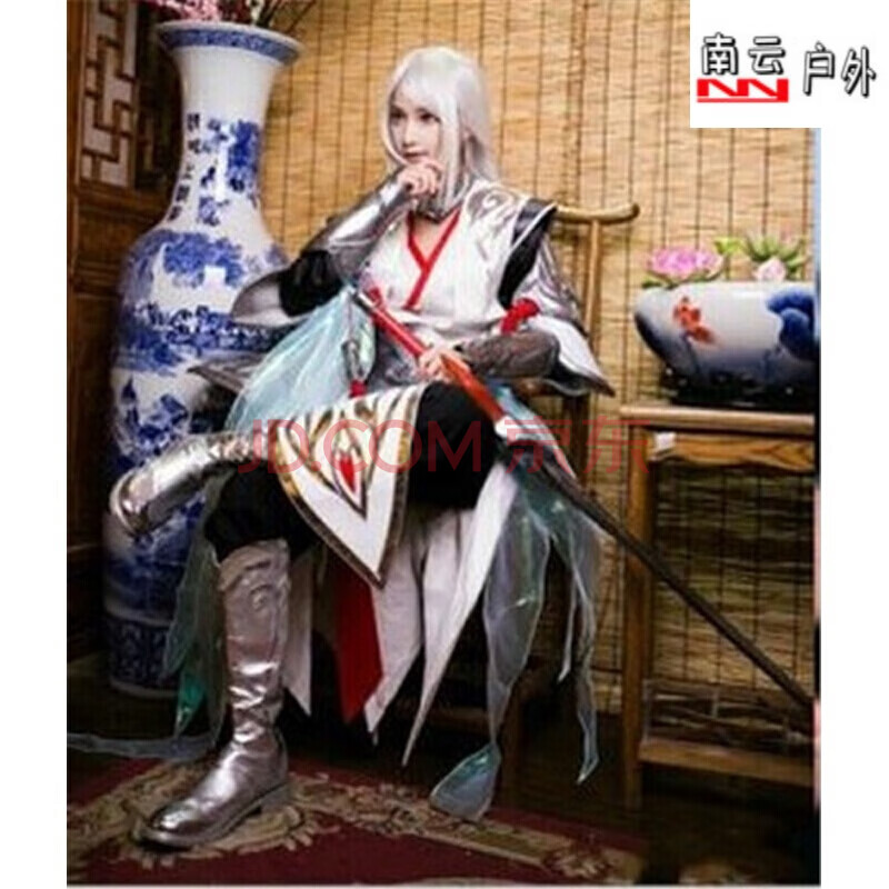 结盟者李白cos服王者荣耀李白凤求凰cos腰甲假发道具cos服装cosplay