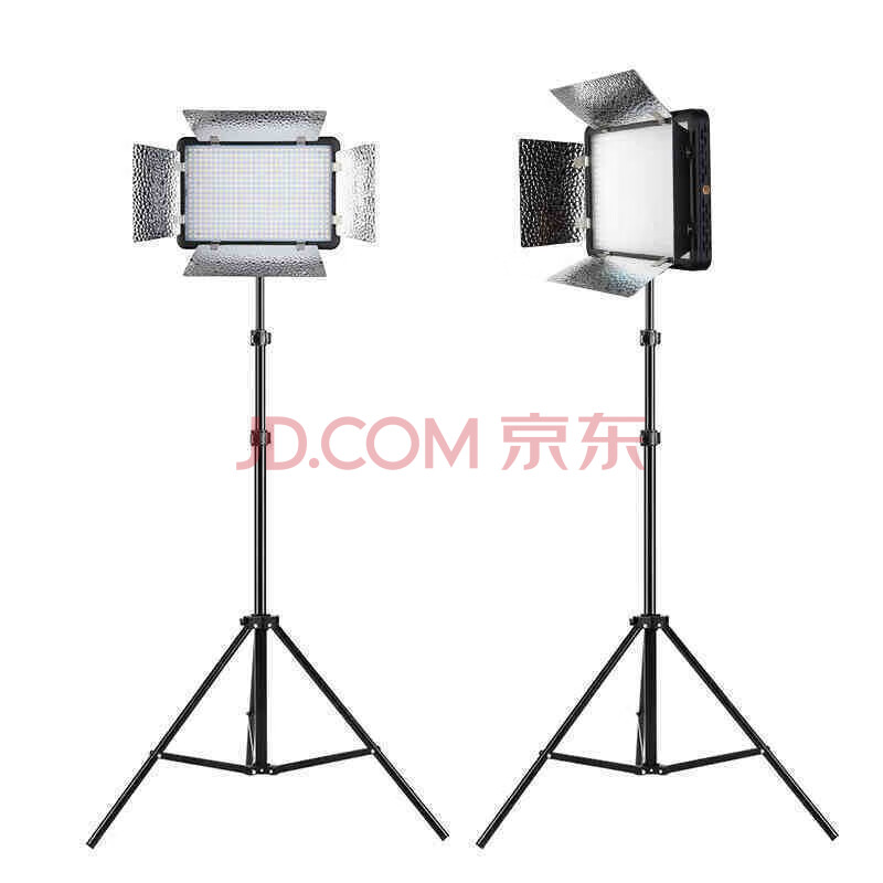 神牛(godox)led500lr补光灯摄像灯led常亮灯双色温摄像灯便携灯 套装