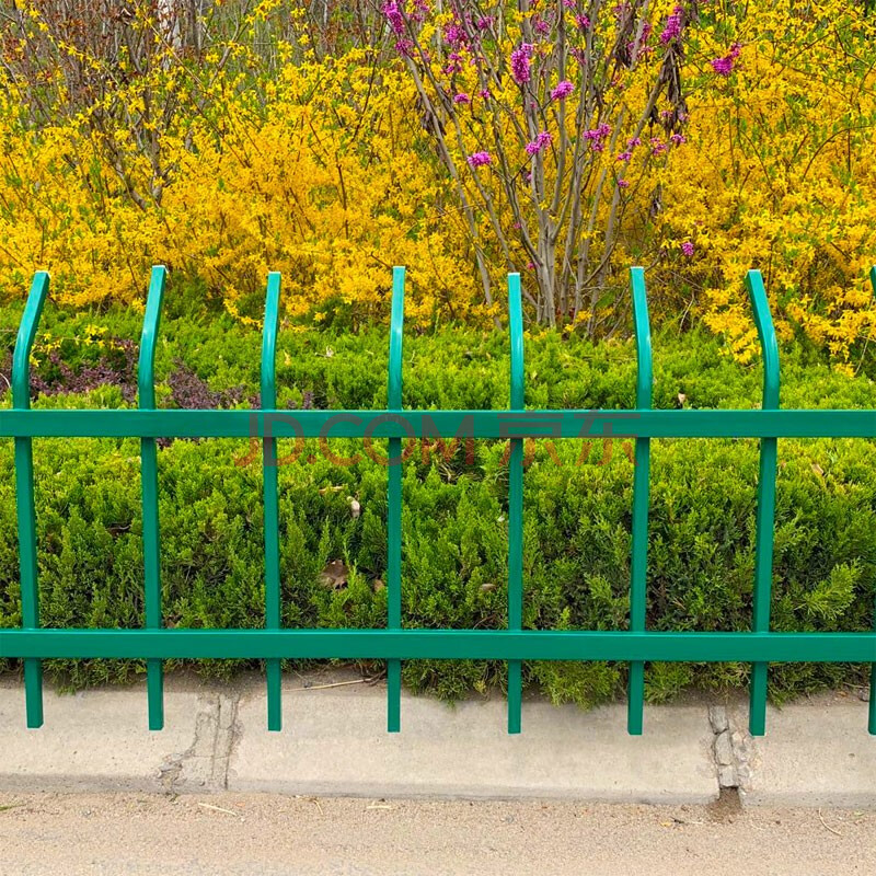 锌钢草坪护栏花园围栏 市政绿化栅栏 别墅庭院围墙铁艺围栏栅栏 绿