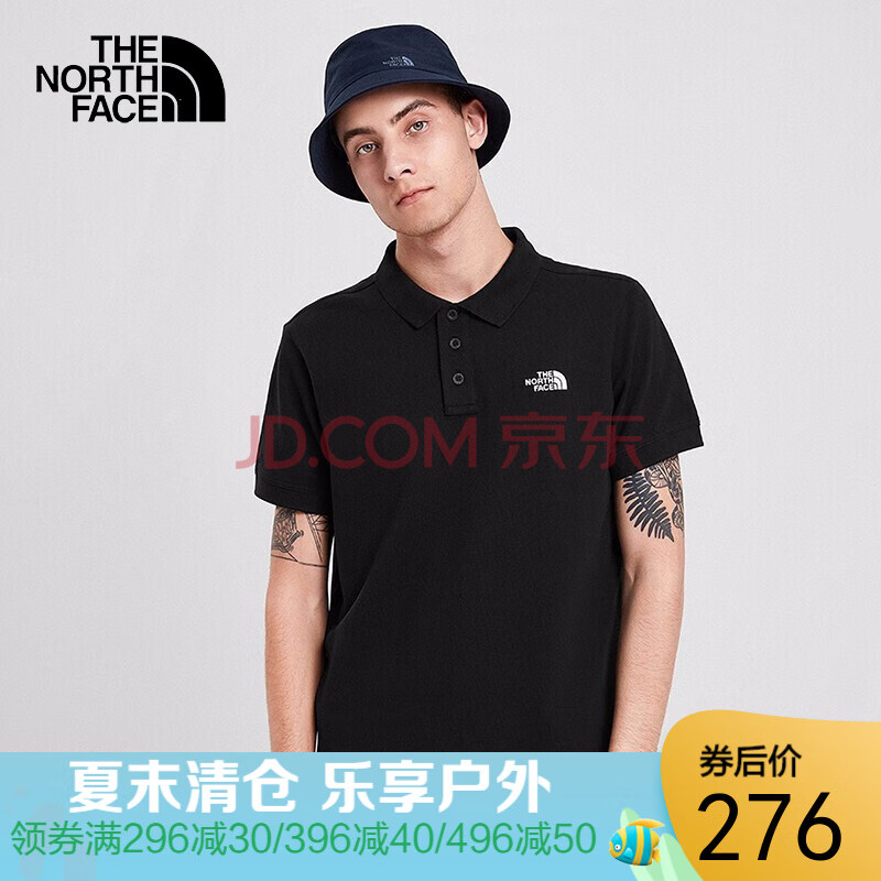 北面(the north face)t恤衫男款棉质短袖衬衫polo衫20