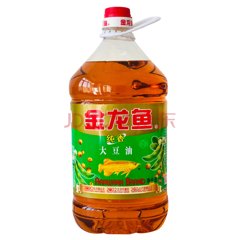 金龙鱼纯香营养大豆油4l/桶 转基因 三级豆油餐饮酒店