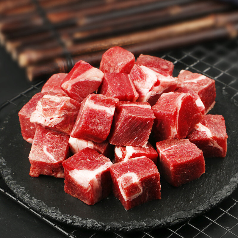 北海湾牛腩块精修微调理家庭冷冻牛肉块红烧牛腩食材快捷菜2斤