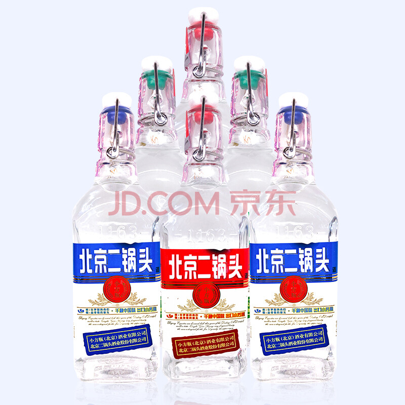 永丰牌北京二锅头清香型白酒出口型方瓶二锅头北京小方瓶纯粮酒42度