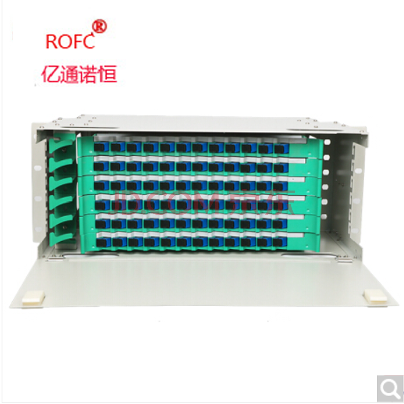 亿通诺恒(rofc)12芯odf光缆光纤配线架 12口光纤熔纤盒odf架 19英寸抽