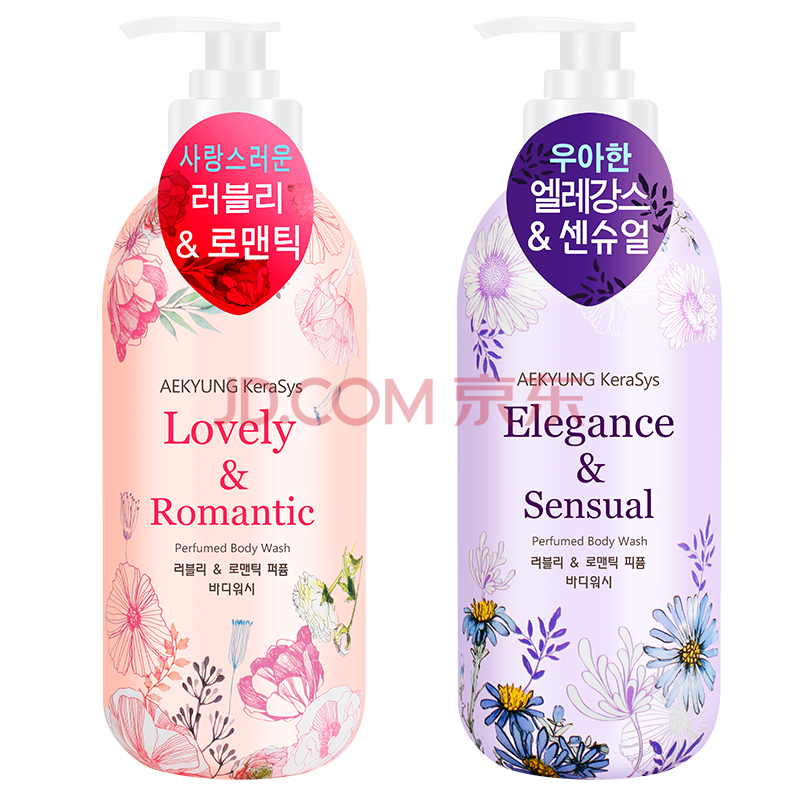 韩国进口爱敬沐浴露玫瑰香香水香氛嫩肤乳液持长久嫩肤留香男女