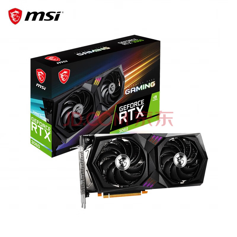 msi微星rtx3060 12g显卡gaming魔龙 ventus万图师2x 3x吃鸡游戏设计