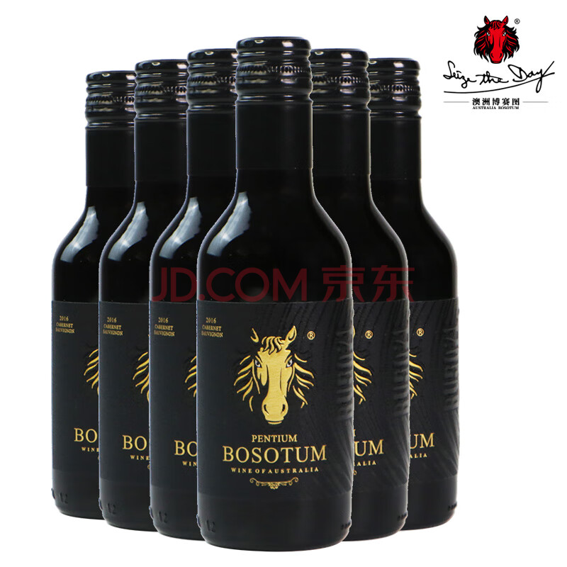 博赛图(bosotum)澳大利亚 进口红酒 奔腾bv507l干红葡萄酒187ml 自酿