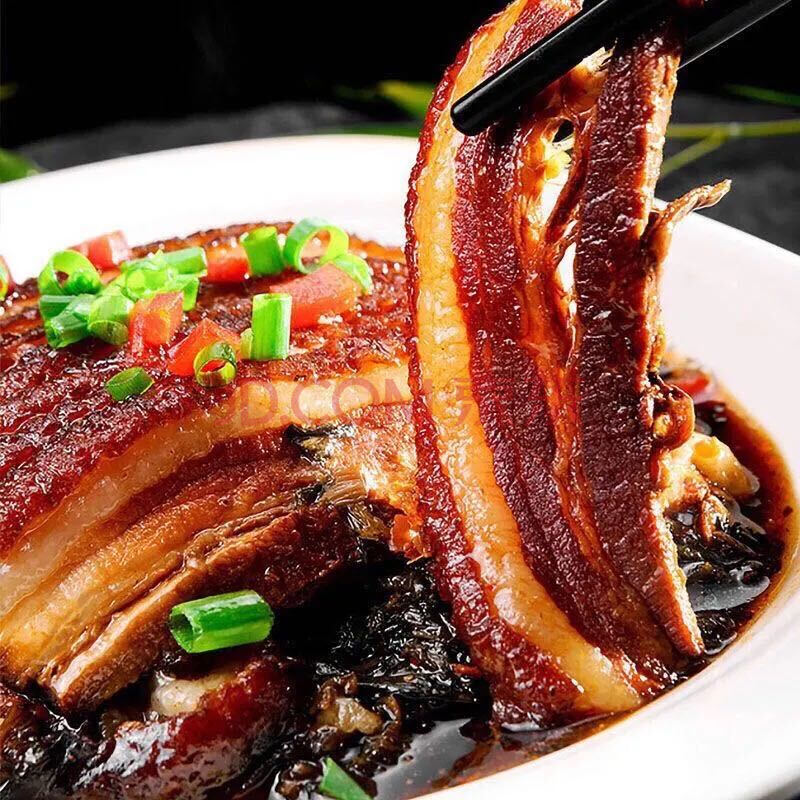 河南特产太康肘子麻辣卤味猪肉熟食五香肘子750克/1000克梅菜扣肉 梅