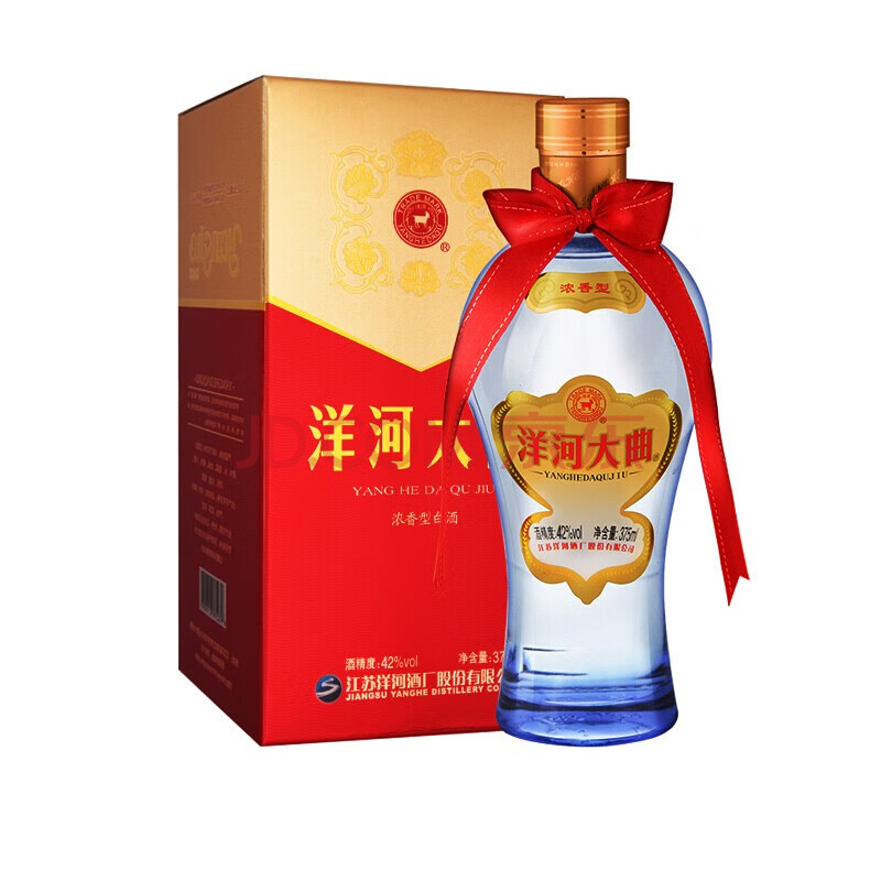 【酒厂直供】洋河 洋河大曲 42度375ml 绵柔白酒