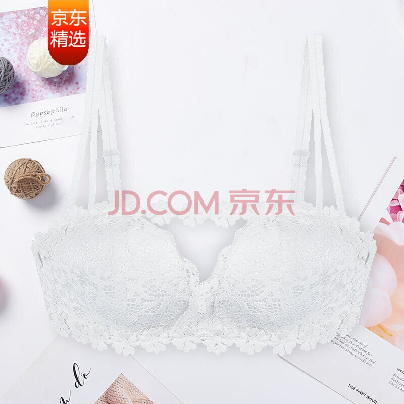 【文胸】【高品质蕾丝性感文胸】平胸小胸加厚聚拢内衣上托文胸女士