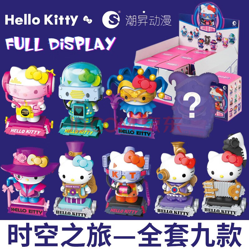 hellokitty凯蒂猫时空之旅盲盒电音电玩人偶玩具可爱摆件儿童女孩女童