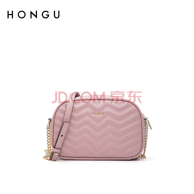 hongu红谷单肩包女包2021新款时尚简约气质牛皮斜挎包