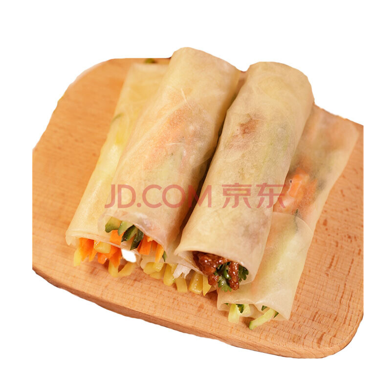 榆林镇筋饼春饼皮透明面食小吃特产早餐卷饼皮薄饼皮40张 两袋(40张)