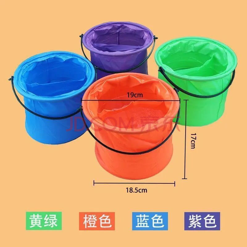 折叠水桶水分颜料绘画水粉水彩户外多功能洗笔颜料桶 墨申 大水桶【带