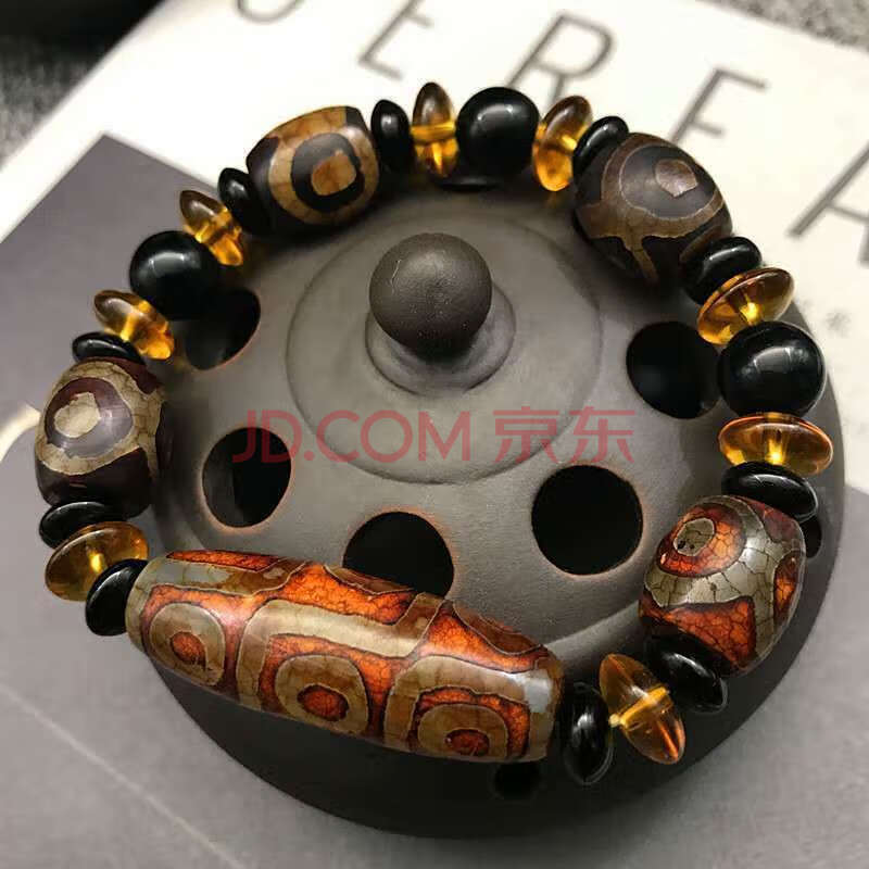玛瑙九眼天珠手串款式1