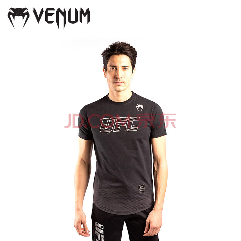 venum毒液 ufc联名款格斗周系列 纯棉t恤拳击服健身训练短袖上衣 时尚