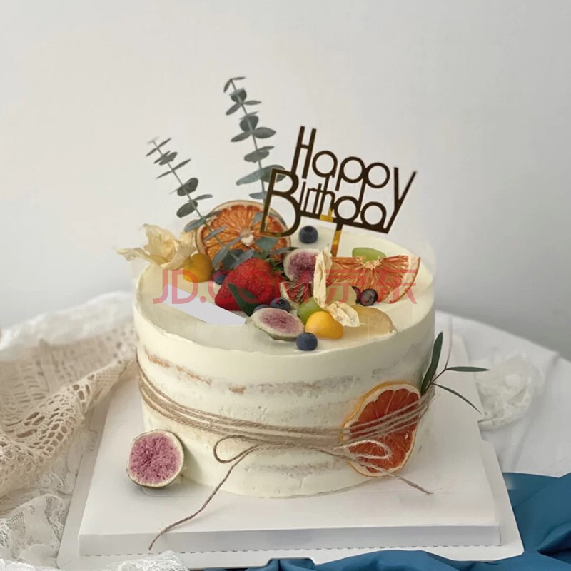 食锦谣哈尔滨网红定制创意森系小清新水果生日蛋糕全国佛山广州昆明