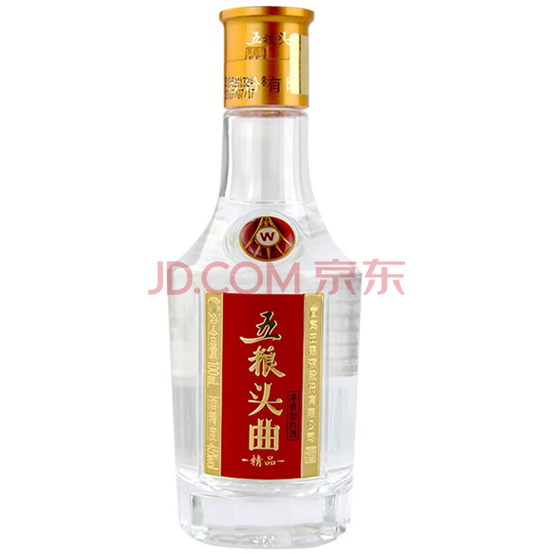 五粮液股份公司出品 五粮小酒 浓香型小酒版 小瓶装白酒 五粮头曲精品