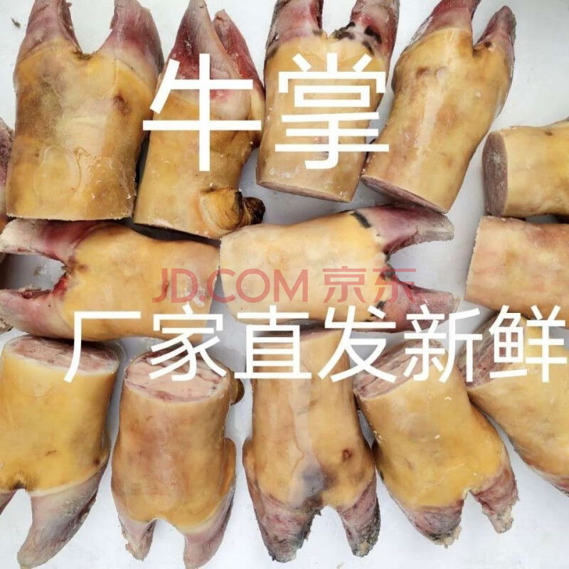 新鲜牛脚掌生牛蹄子牛爪子牛肉新鲜胶原蛋白火锅食材加料包 华盛 生牛