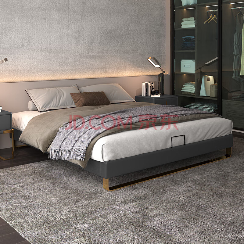 2021新款无靠背床无床头床实木床架1.5米1.
