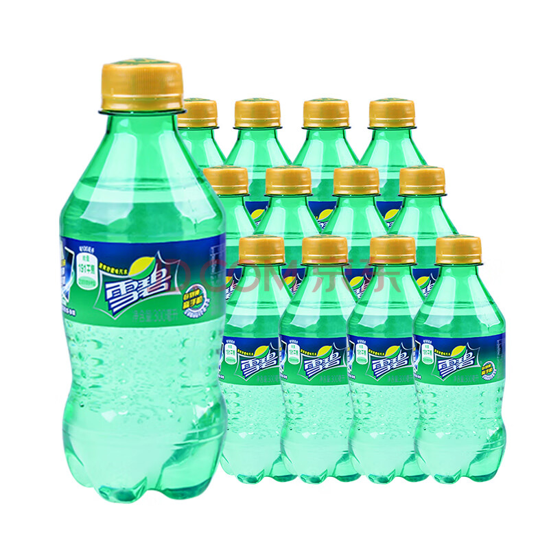 碳酸饮料雪碧汽水300ml*12瓶柠檬味汽水迷你小瓶装