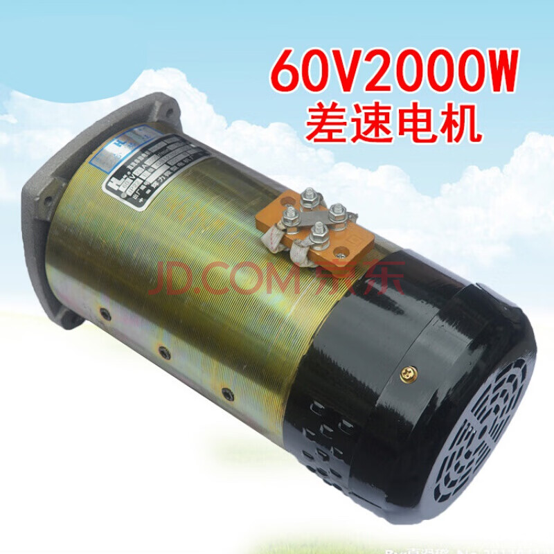 电机有刷直流串励电机60v72v1500w电瓶三轮车电机 60v 2000w(差速电机