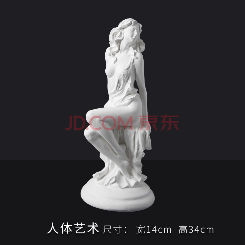 小石膏头像30cm大卫石膏像小琴女莫扎特画室常用雕塑装饰品摆件人体
