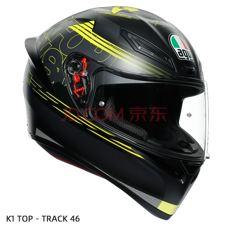 agv k1全盔k1 k5摩托车赛车盔机车全覆式防雾全盔 摩托车骑行头盔